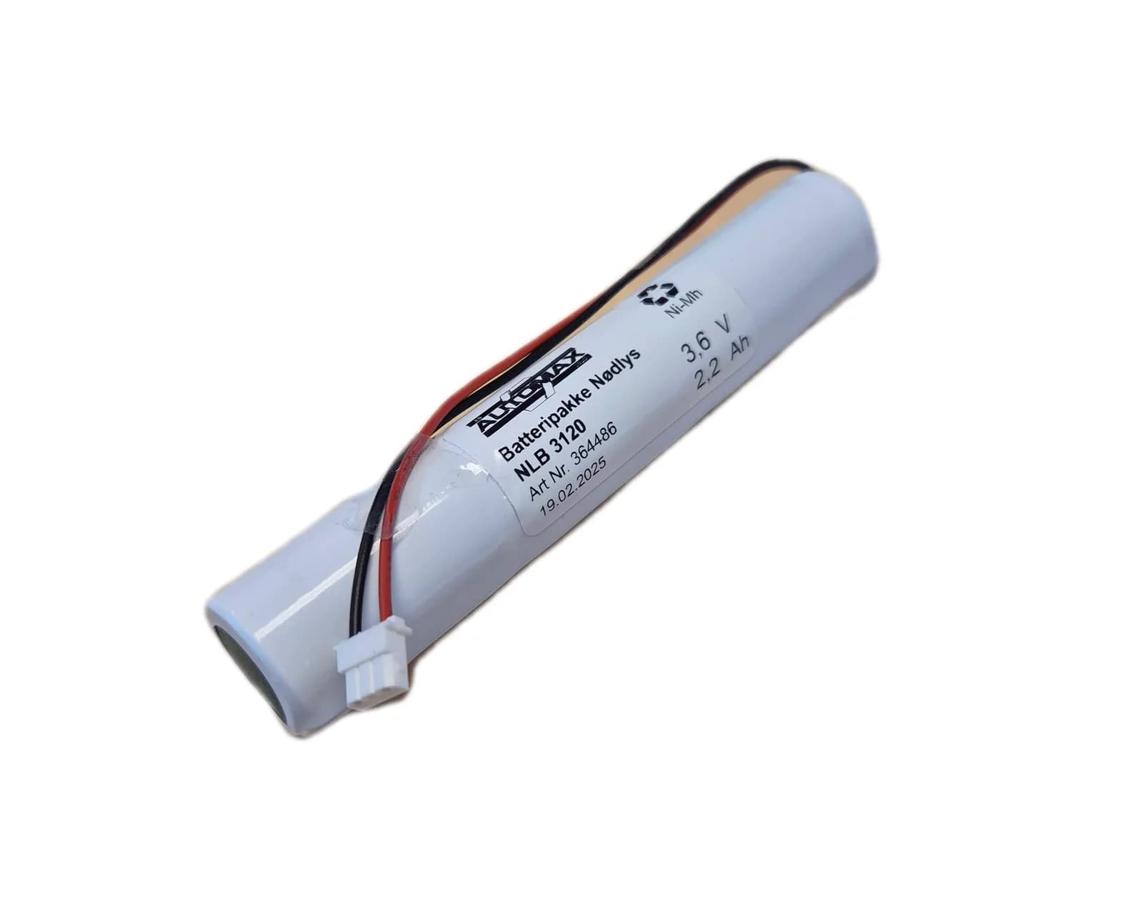NLB 3120 (3,6V-2,2Ah-S-Plugg 31) – bilde 1 av 2