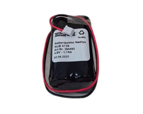 NLB 4136 (4,8V1,7Ah-R2-Plugg 29)