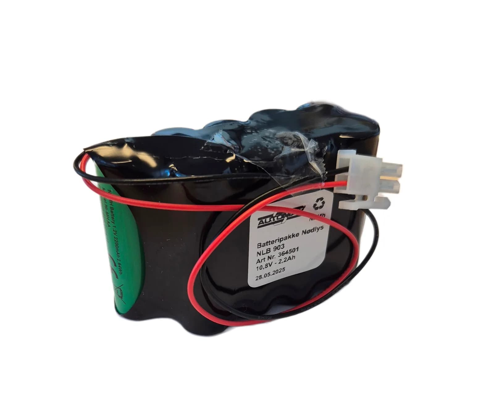 NLB 903 (10,8V-2,2Ah-Rx2-Plugg 12) – bilde 1 av 2