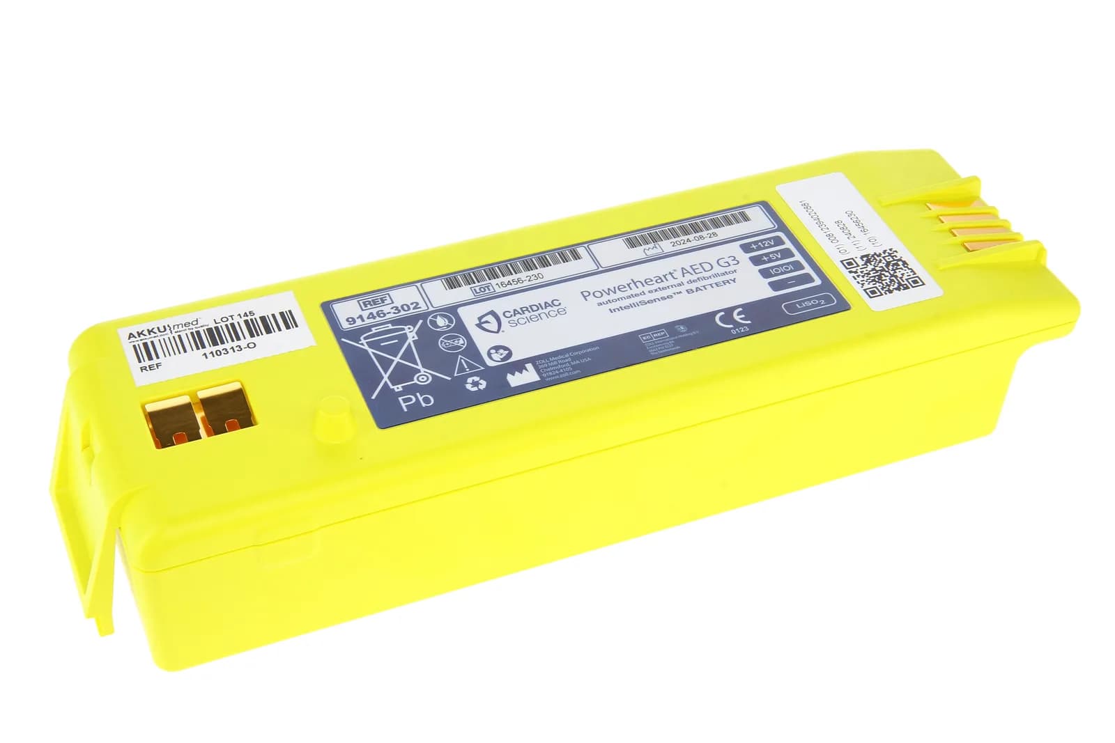 Cardiac Science PowerHeart AED G3-serien batteri (12V 7,5Ah)