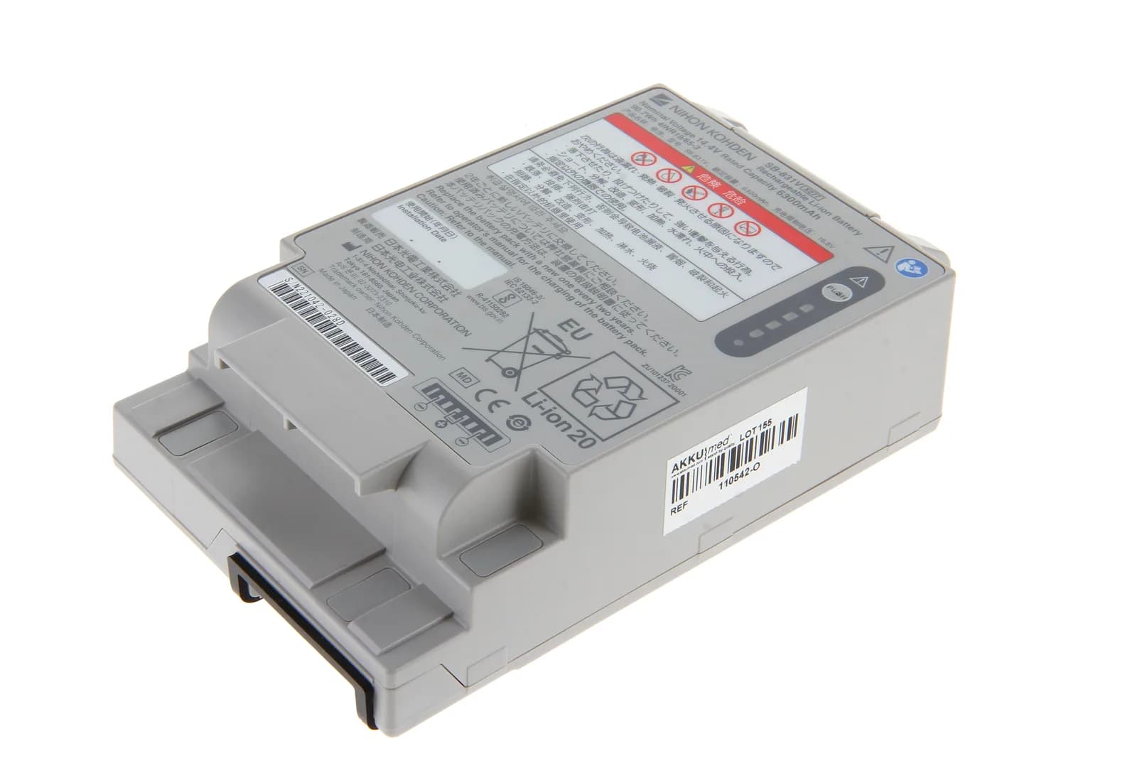 Originalt Li-ion batteri til Nihon Kohden TEC-8300-serien (14,4V 6,3Ah)