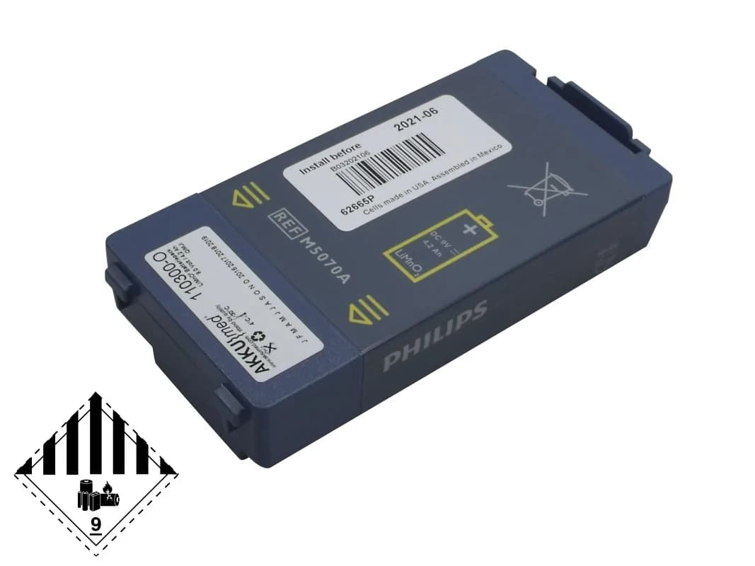 Original Lithiumbatteri M5070A til Philips Heartstart HS1, FRx
