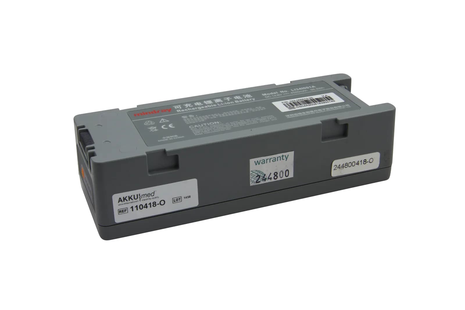 Original Li-ion batteri til Mindray BeneHeart D6 (14,8V 4,5Ah)