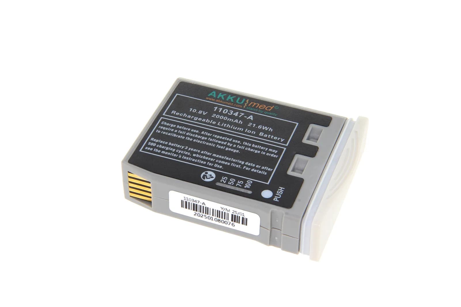 AKKUmed Li-ion batteri til Philips Intellivue M4607A (10,8V 2,0Ah 21,6Wh)