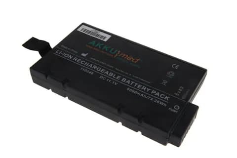 AKKUmed Li-ion batteri til Philips SureSigns og PageWriter (11,1V 6,6Ah)