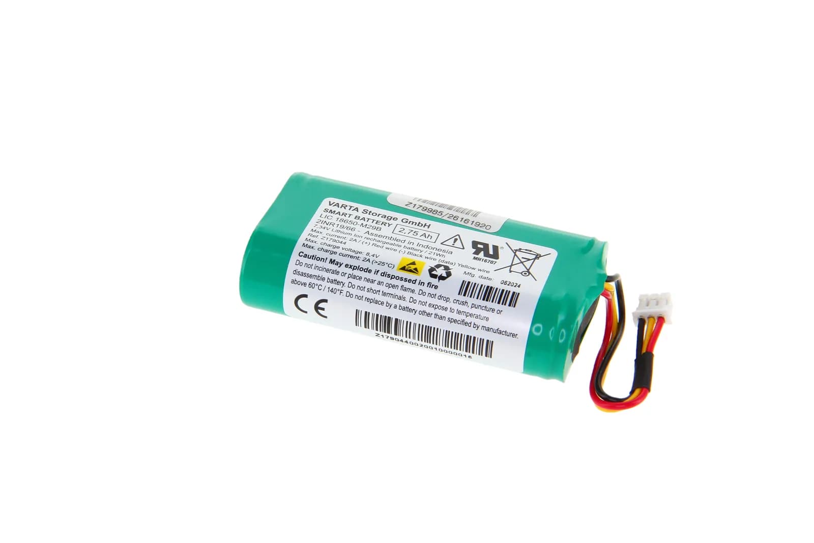Original Li-ion SMART batteri til Fresenius Volumat Agilia SP/VP V2 (7,2V 2,75Ah