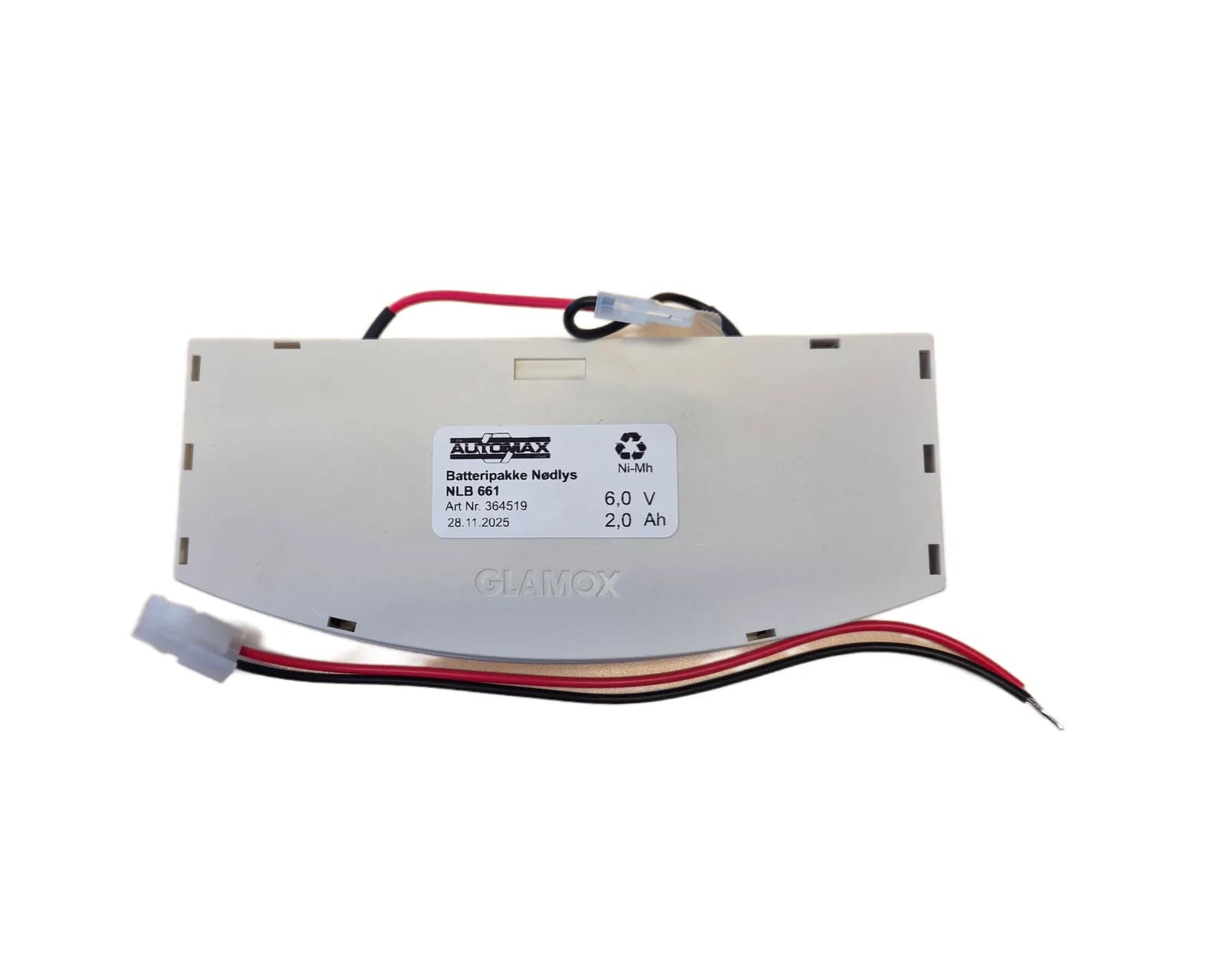 NLB 661 (6,0V-2,0Ah-Plasthus) – bilde 1 av 3