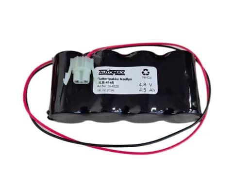 NLB 4145 (4,8V-4,5Ah-R-Plugg 15 polvent)