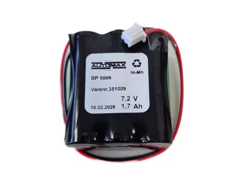 BP 6006 (7,2V1,7Ah-Rx2-Plugg 33)