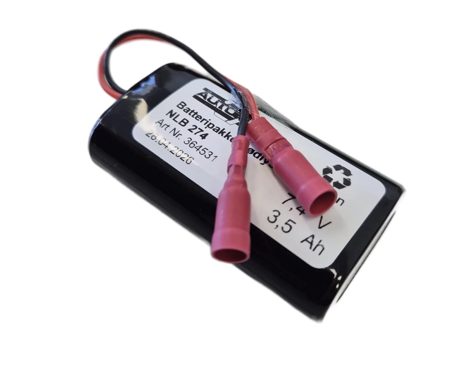 NLB 274 (7,4V-3,5Ah-R-Plugg 84) – bilde 1 av 2