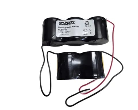 NLB 560 (6V-2,5Ah-2R-ledninger)
