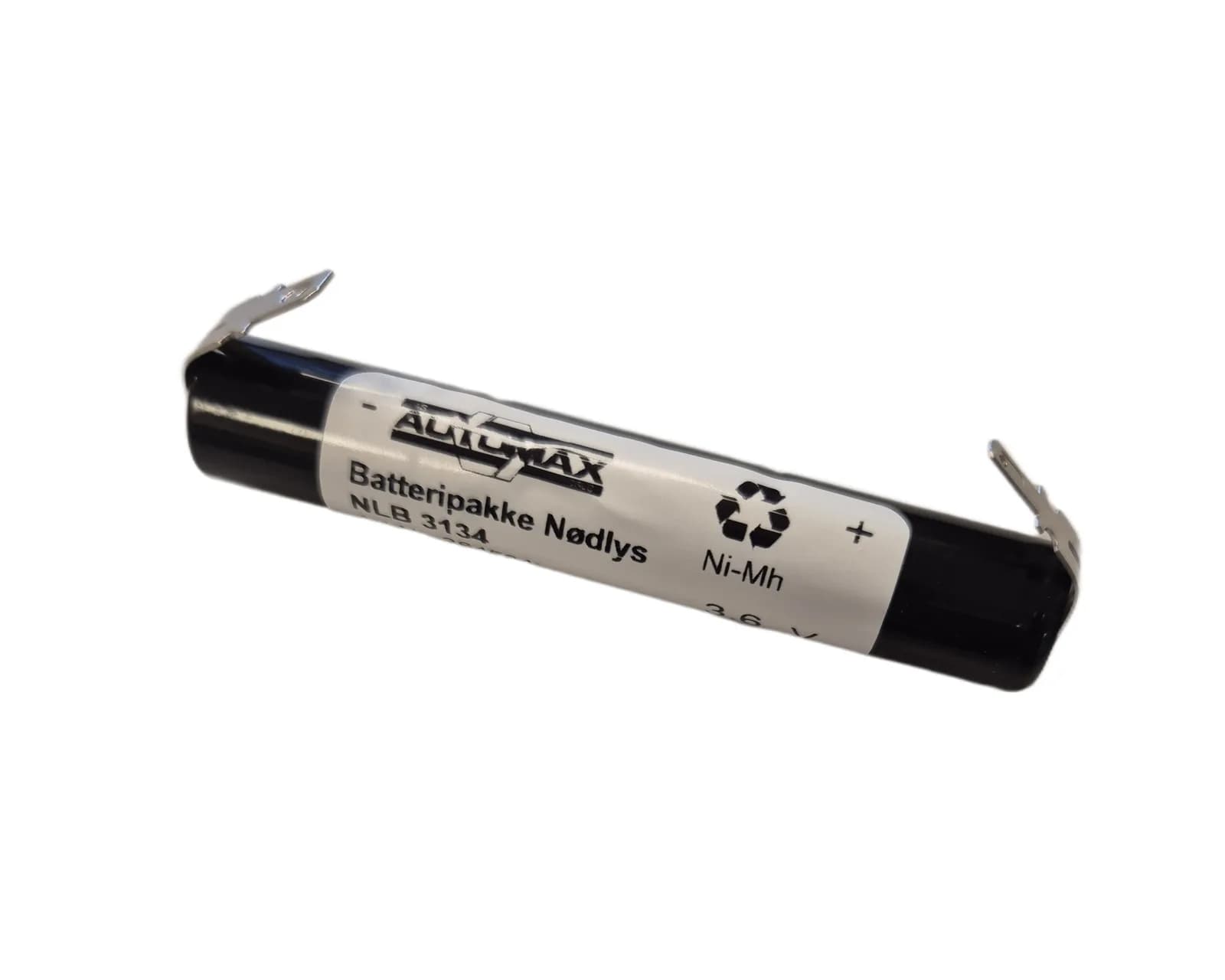 NLB 3134 (3,6V-0,7Ah-S- +2,9 -4,8 fl.stift) – bilde 1 av 2
