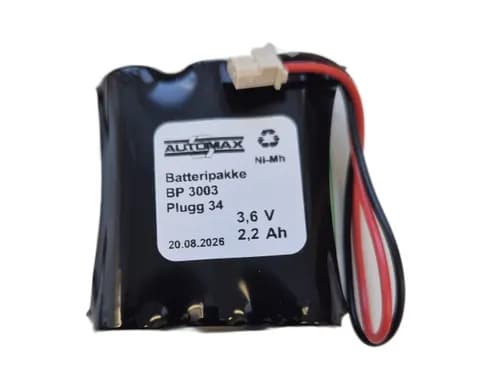 BP 3003 (3,6V-2,2Ah-R-Plugg 34)
